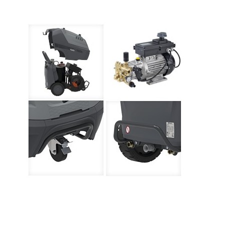 HIDROLAVADORA COMET KP5.12 T CLASSIC TOTAL STOP AGUA CALIENTE 380 VOLT 2