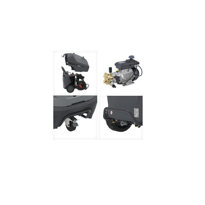 HIDROLAVADORA COMET KP5.12 T CLASSIC TOTAL STOP AGUA CALIENTE 380 VOLT