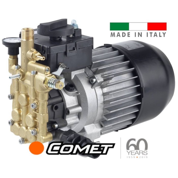 HIDROLAVADORA COMET SCOUT 150 TOTAL STOP AGUA CALIENTE ITALIANA