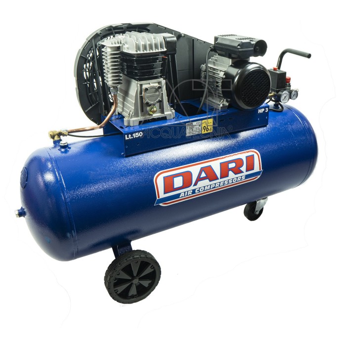 COMPRESOR DE AIRE DARI DEC150/2800-3M DE 3HP Y 150LITROS