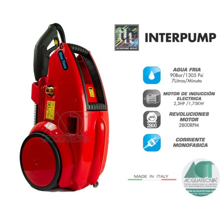 HIDROLAVADORA INTERPUMP BLUE TIME - ACQUATECNIA
