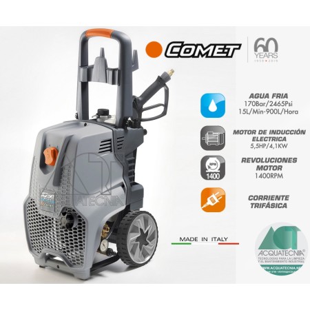 K250 15/170T Comet Hidrolavadora Industrial Monofásica - ACQUATECNIA 2