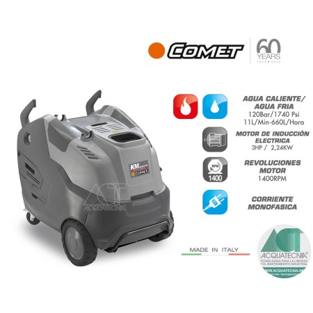 KM3.11 M CLASSIC T.S HIDROLAVADORA COMET AGUA CALIENTE ACQUATECNIA 2