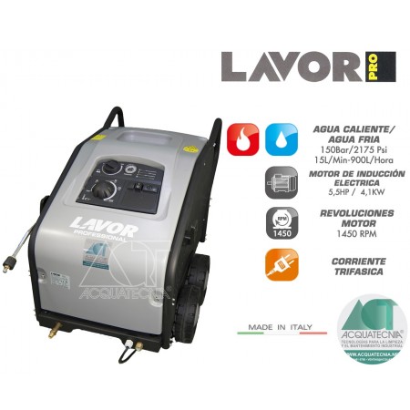 TORRENS 1515 LAVORPRO HIDROLAVADORA TRIFASICA AGUA CALIENTE 2